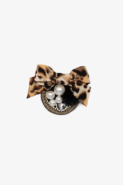 Antler Lepoard Luxe Brooch-new-Preen