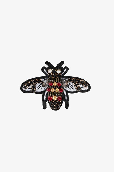 Antler Ruby Bee Brooch-new-Preen