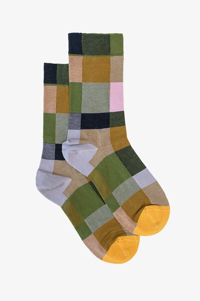 Antler Multi Check It Sock-new-Preen