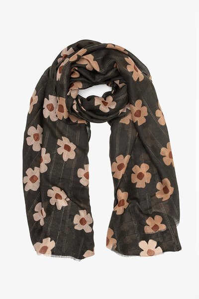 Antler Khaki Blooms Scarf-new-Preen