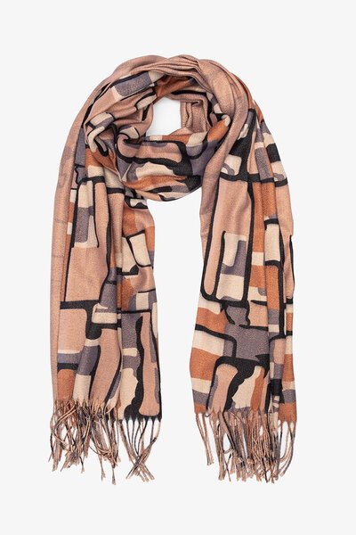 Antler Shimmering Geo Scarf-new-Preen