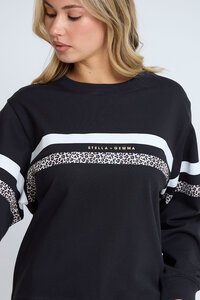 Stella + Gemma Essential Leopard Stripe Sweat