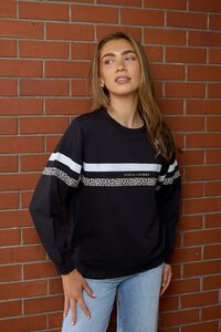 Stella + Gemma Essential Leopard Stripe Sweat