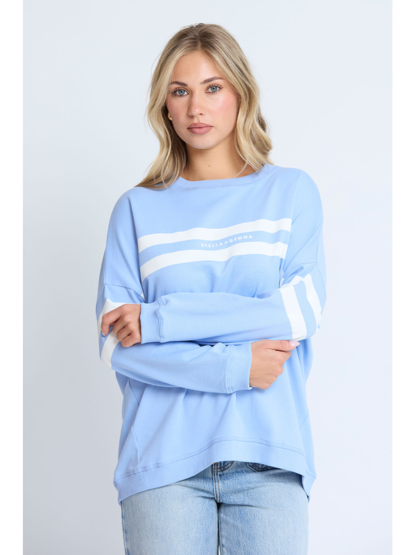 Stella + Gemma Newport Cornflour True Icon Sweat