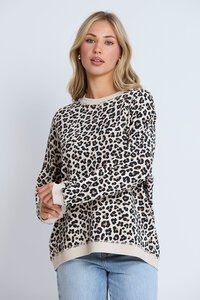 Stella + Gemma Newport Leopard Sweat