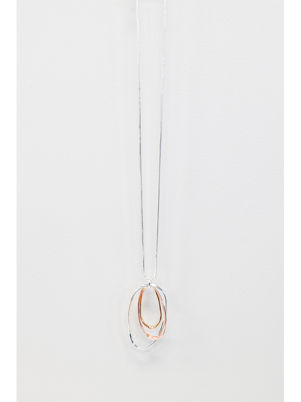 SHE Jewellery Eclipse Oval Necklace