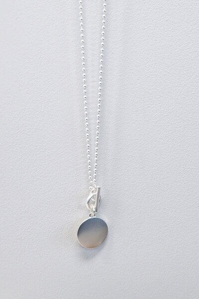 SHE Jewellery Halo Disc Necklace-new-Preen