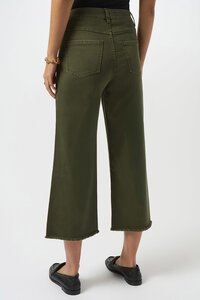 Joseph Ribkoff Embellished Seam Culotte Jeans