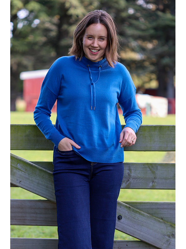 Madly Sweetly Everywear Drawstring Sweater