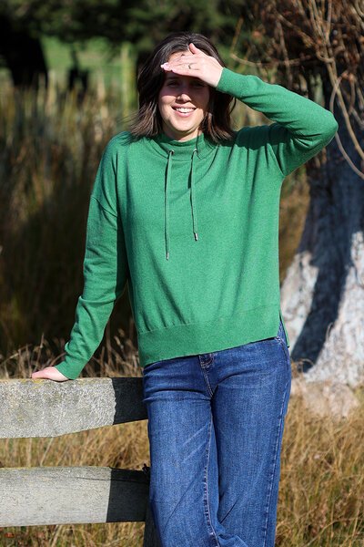 Madly Sweetly Everywear Drawstring Sweater-new-Preen