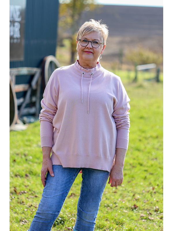 Madly Sweetly Everywear Drawstring Sweater