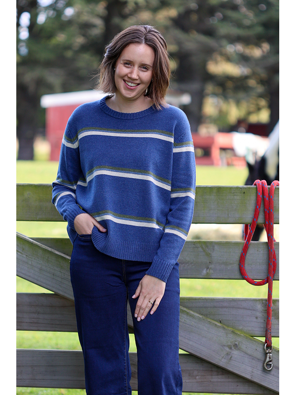 Madly Sweetly Compass Stripe Sweater