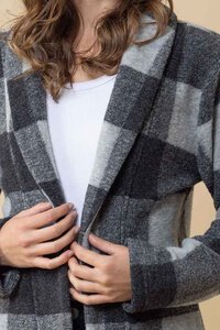 Charlo Bree Check Cardigan