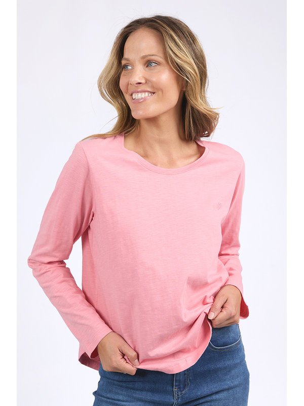 Elm Charm Pink Everyday LS Tee
