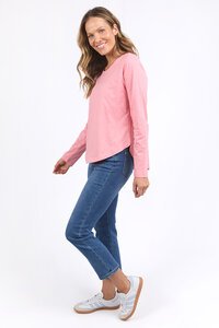 Elm Charm Pink Everyday LS Tee