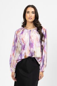 Seeking Lola Iris Watercolour United Top