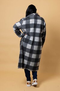 Charlo Bree Check Cardigan