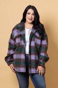 Charlo Charlie Check Shacket