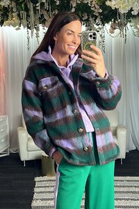 Charlo Charlie Check Shacket