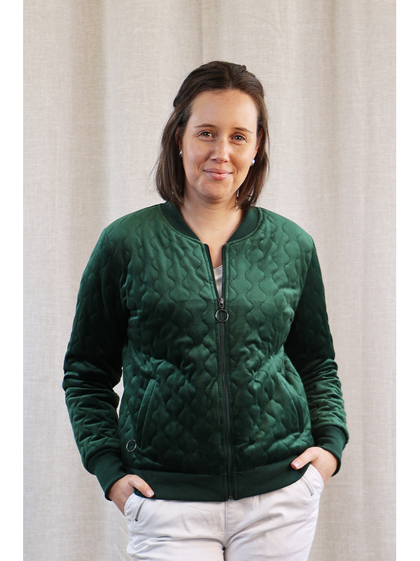 Mi Moso Quilted Bomber Jacket