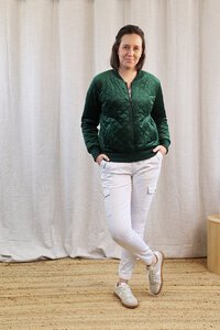 Mi Moso Quilted Bomber Jacket