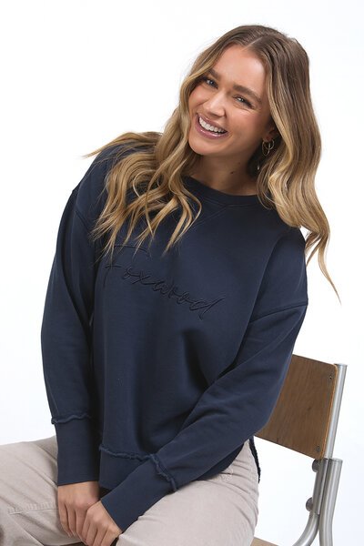 Foxwood Navy Signature Crew-new-Preen