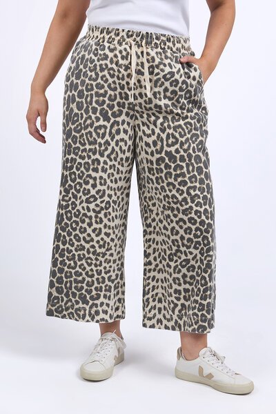 Elm Animal Elastic Waist Print Pant-new-Preen