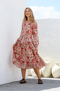 Joop + Gypsy Autumn Rhapsody Midi Dress