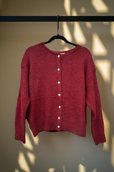 Miss Marlow Essential Wool Blend Cardi-new-Preen