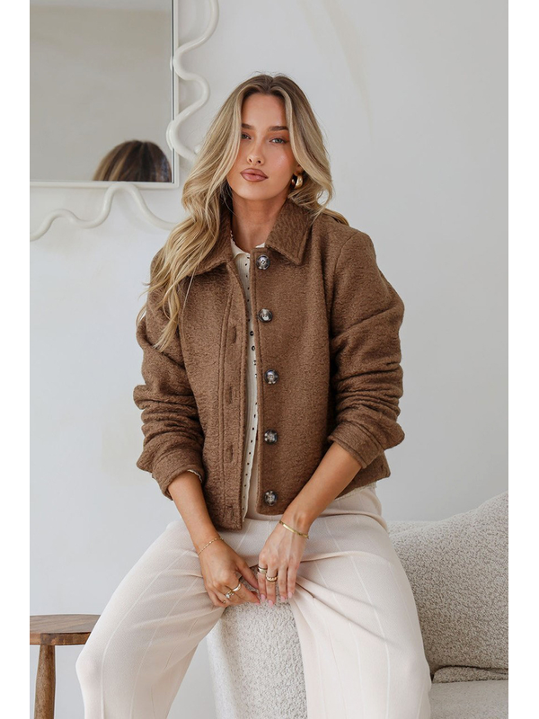 White Poetry Guest List Boucle Jacket