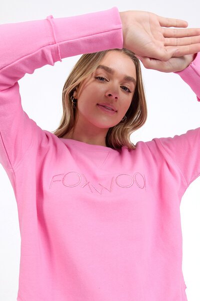 Foxwood Metallic Simplified Crew-new-Preen