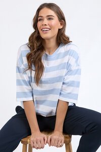 Elm Sky Mazie Block Stripe Sweat