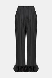Joseph Ribkoff Georgette Wide Leg Pleated Pants