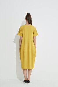 Tirelli Short Sleeve Diagonal Dress