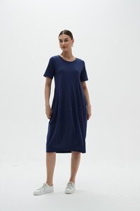 Tirelli Short Sleeve Diagonal Dress