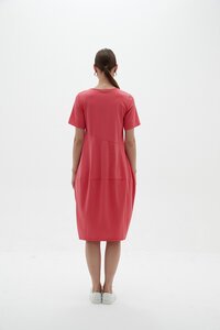Tirelli Short Sleeve Diagonal Dress