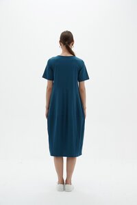 Tirelli Short Sleeve Diagonal Dress