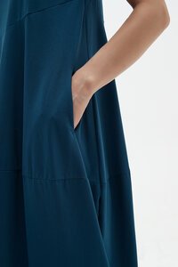 Tirelli Short Sleeve Diagonal Dress