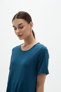 Tirelli Short Sleeve Diagonal Dress