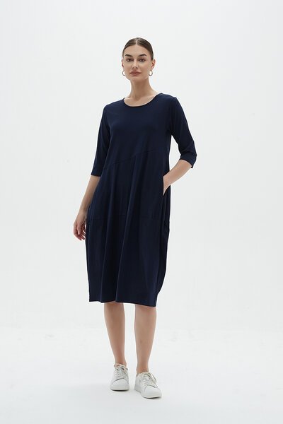 Tirelli Diagonal Seam Dress-new-Preen