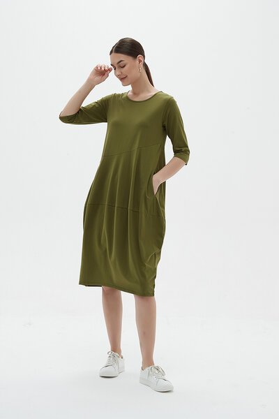 Tirelli Diagonal Seam Dress-new-Preen