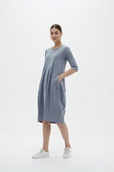 Tirelli Diagonal Seam Dress-new-Preen