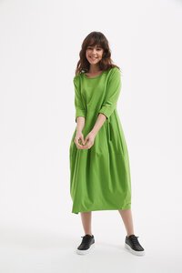 Tirelli Ovoid Diagonal Sleeve Dress