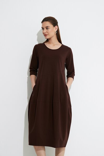 Tirelli Ovoid Diagonal Sleeve Dress-new-Preen