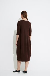 Tirelli Ovoid Diagonal Sleeve Dress