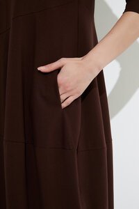 Tirelli Ovoid Diagonal Sleeve Dress