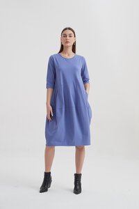 Tirelli Ovoid Diagonal Sleeve Dress