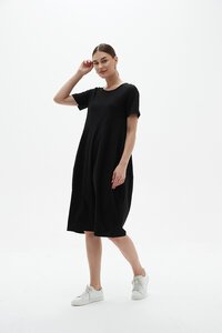 Tirelli Short Sleeve Diagonal Dress