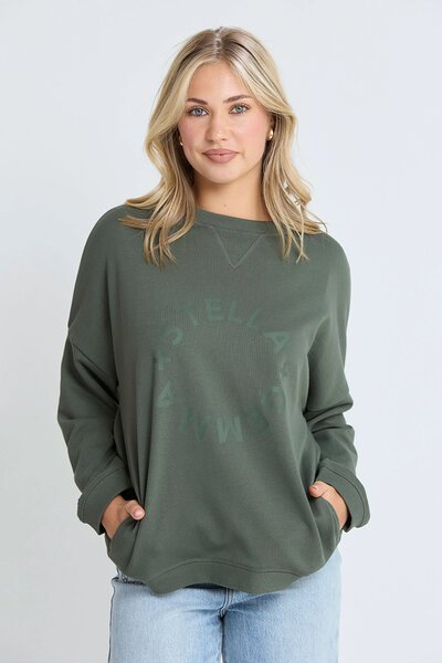 Stella + Gemma Moss Newport Pocket Crew-new-Preen
