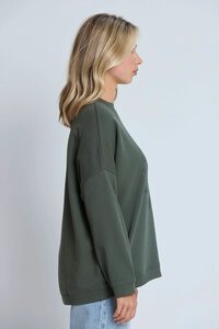 Stella + Gemma Moss Newport Pocket Crew